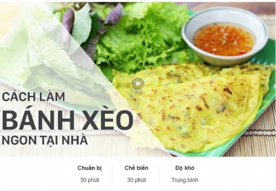 Bánh xèo tôm thit