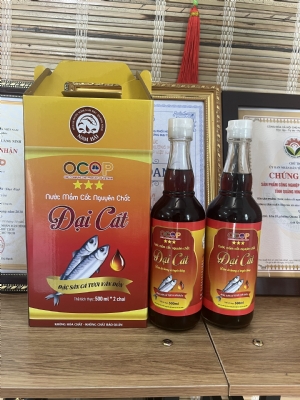 HỘP ĐÔI 2 CHAI NƯỚC MẮM CỐT NGUYÊN CHẤT 500 ML